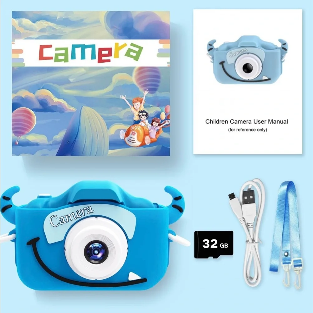 NWT Goopow Kids Camera Toys for 3-8 Year Old Girls/Boys